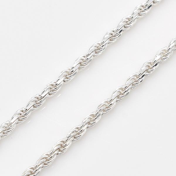 シルバー カットロープチェーン ネックレス 925 SILVER シルバーチェーン シルバー925 ネックレス チェーン カットロープ