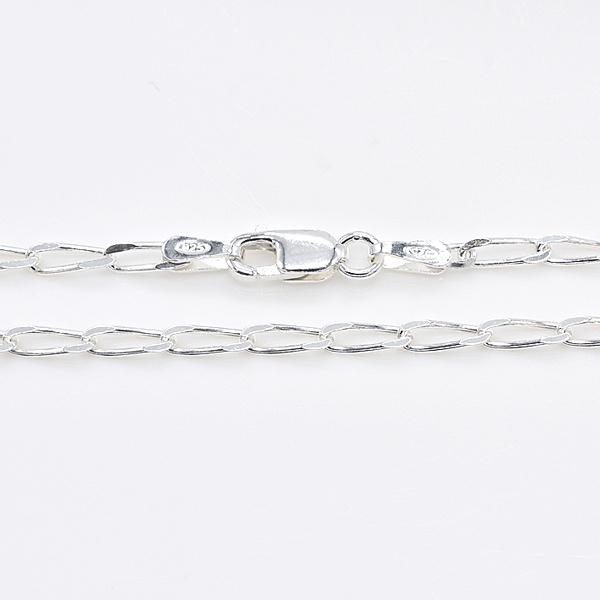 シルバーチェーン ネックレス チェーン ロング喜平チェーン 2.3mm 50cm 