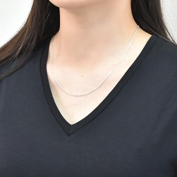 シルバーチェーン ネックレス チェーン ロング喜平チェーン 2.3mm 50cm 