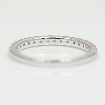 ハーフエタニティリング 天然石 ブルートパーズ ストレートリング 7号  