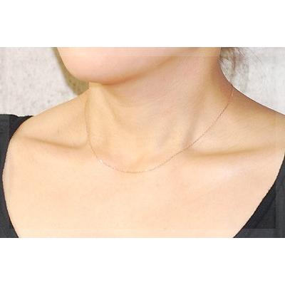 ネックレスチェーン 18金 K18 アズキチェーン 0.8mm スライド ネックレスチェーン 18金 K18 アズキチェーン 0.8mm スライド