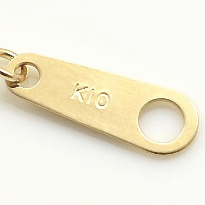 ネックレスチェーン 10金 K10 ベネチアンチェーン 0.7mm 長さオーダーチェーン 40cm〜120cm 日本製の画像
