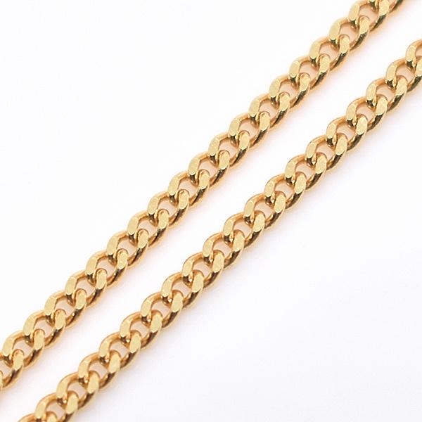 限定品 ネックレスチェーン 18金 K18 キヘイチェーン 1.5mm 80cm 【TM2510030767】(88311円)