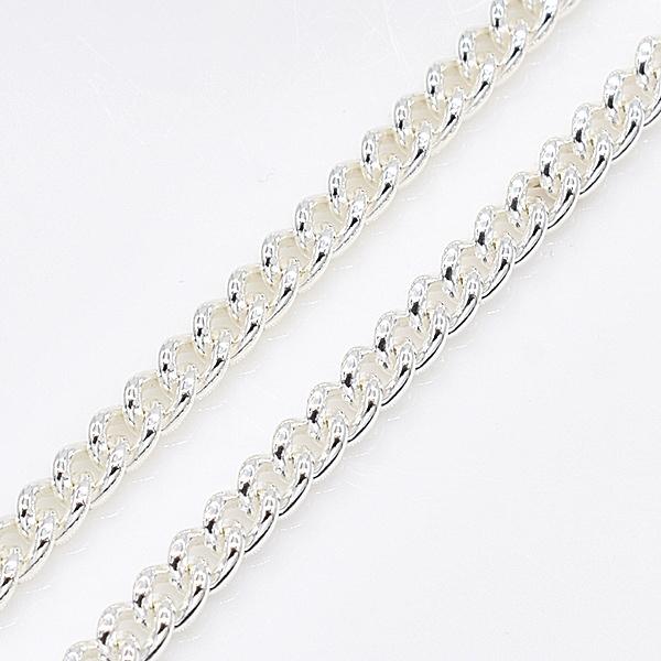 シルバーチェーン ネックレス チェーン カットなしキヘイチェーン 3.0mm 50cm シルバー925｜flash-order-chain｜02