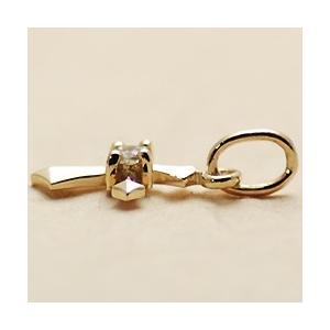 K10 ペンダントトップ 10金 パーツ イエローゴールド クロスモチーフ NP-08の画像
