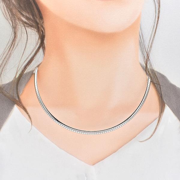 シルバーチェーン シルバー925 ネックレス チェーン オメガチェーン