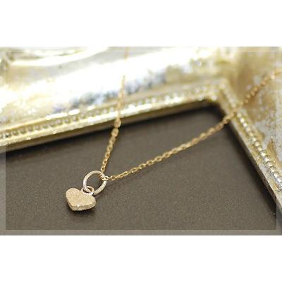 K10 ペンダントトップ 10金 パーツ ハートモチーフ イエローゴールド