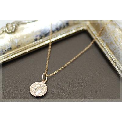 K10 ペンダントトップ 10金 パーツ マリア コイン イエローゴールド