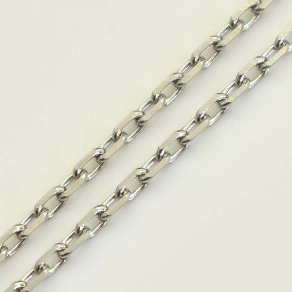 ネックレスチェーン プラチナ Pt850 アズキチェーン 1.2mm 長さ ネックレスチェーン プラチナ Pt850 アズキチェーン 1.2mm 長さ