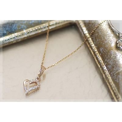 K10 ペンダントトップ 10金 パーツ イエローゴールド オープンハート