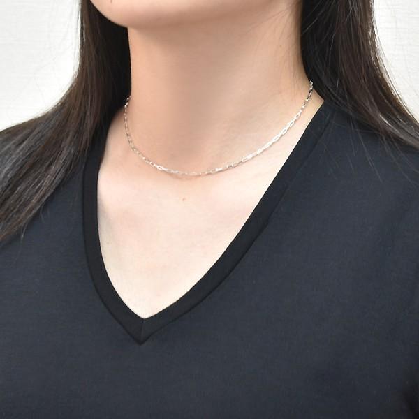 シルバーチェーン シルバー925 ネックレス チェーン ボックスチェーン 2.0mm 40cmの画像