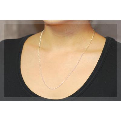 シルバー　925 ネックレス　50cm 50cm シルバーチェーン ネックレス チェーンのみ 幅1.5mm