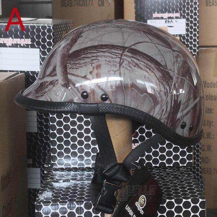 人気商品 バイクヘルメット 涼しいハーレーかっこいい オートバイヘルメット 半帽子ハーフ半キャンプ 新品未使用 フリーサイズ 輪行グッズ カラー C Jwmwellness Com