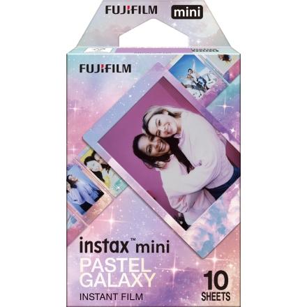 Ψ　チェキフィルム　パステルギャラクシー  PASTEL GALAXY 柄入り１箱（10枚）　送料無料　28年3月期限 チェキ インスタントフィルム instax mini JP 1　 | FUJIFILM