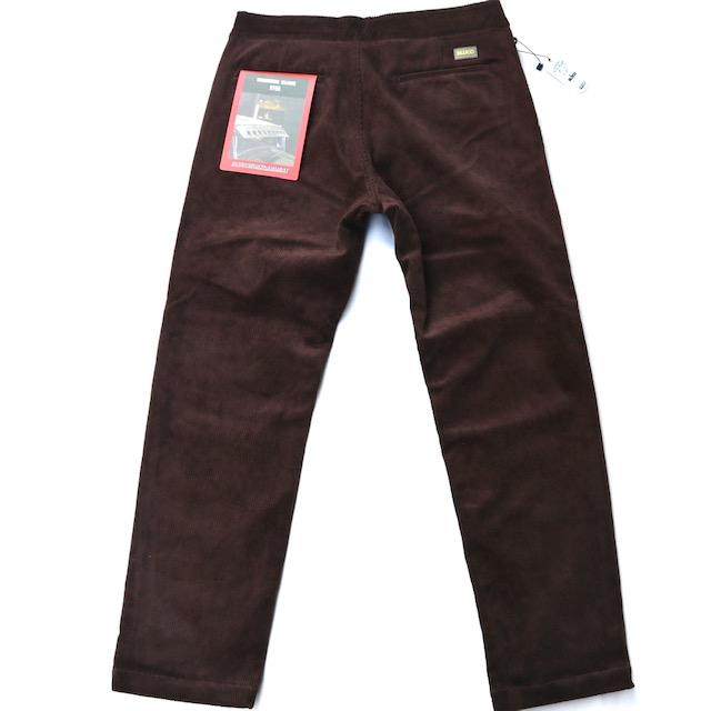 冬仕様 XLサイズ BLUCO イージー コーデュロイパンツ ブルコ 008C-022 CORDUROY EASY PANTS ブラウン