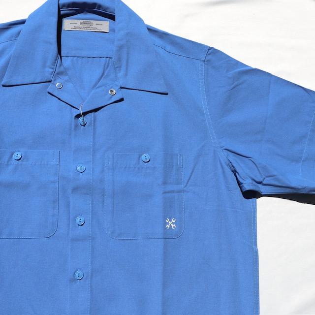 XLサイズ BLUCO ブルコ スタンダード 半袖ワークシャツ BLUE ブルー STANDARD WORK SHIRTS S/S | BLUCO | 01