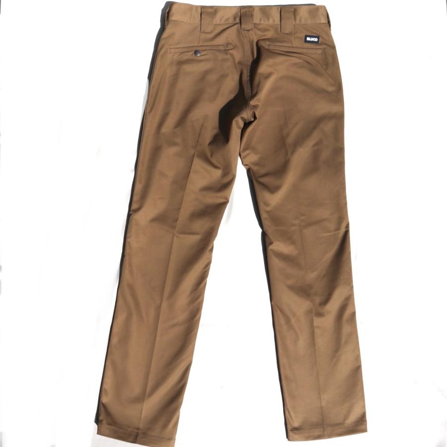 BLUCO（ブルコ） Lサイズ ストレッチ スリムワークパンツ カーキ色 