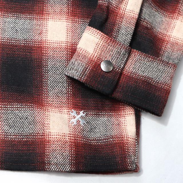 XLサイズ BLUCO ブルコ ネルシャツ ブラウン XLサイズ BLUCO ブルコ
