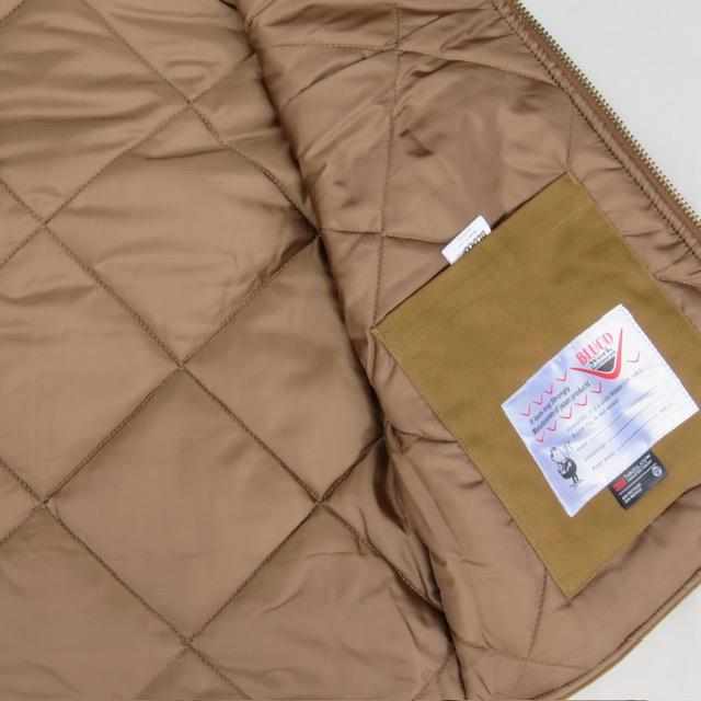 XLサイズ BLUCO RIB COLLAR DUCK VEST ダック ベスト ブラウン ブルコ | BLUCO | 03