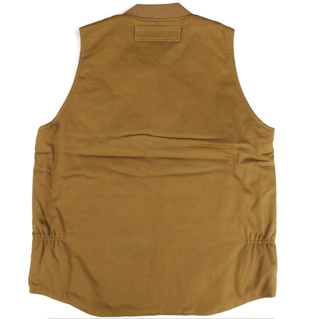 XLサイズ BLUCO RIB COLLAR DUCK VEST ダック ベスト ブラウン ブルコ | BLUCO | 04