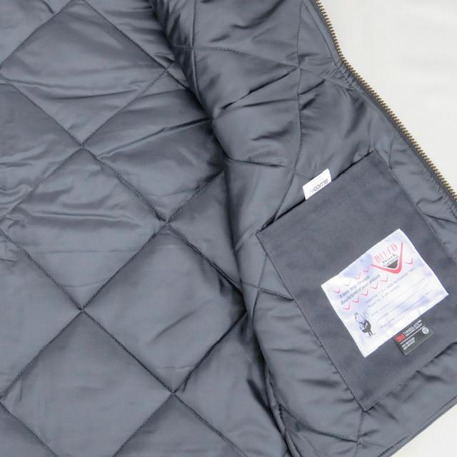 Mサイズ BLUCO RIB COLLAR DUCK VEST ダック ベスト チャコール ブルコ | BLUCO | 03