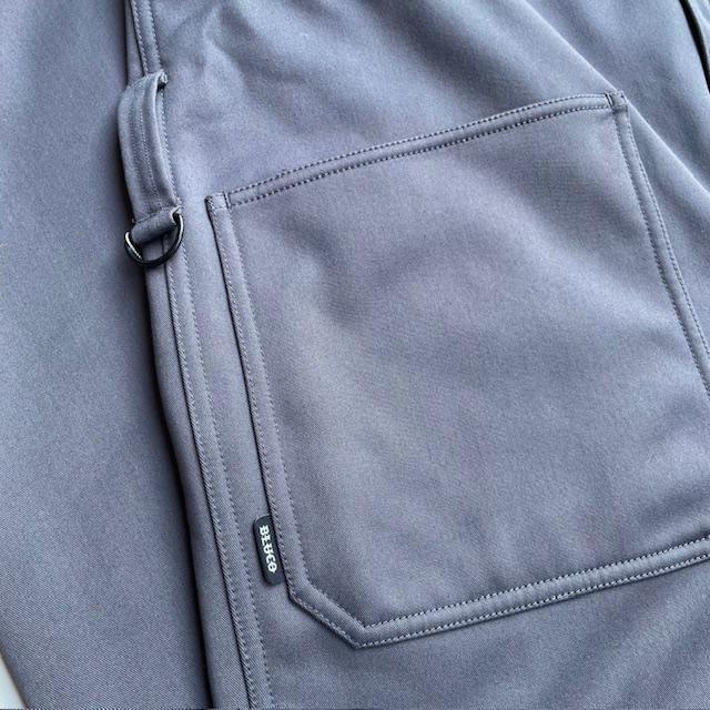 冬仕様 Lサイズ BLUCO ブルコ STRETCH WARM OVERALL ストレッチ オーバーオール グレー色 | BLUCO | 03