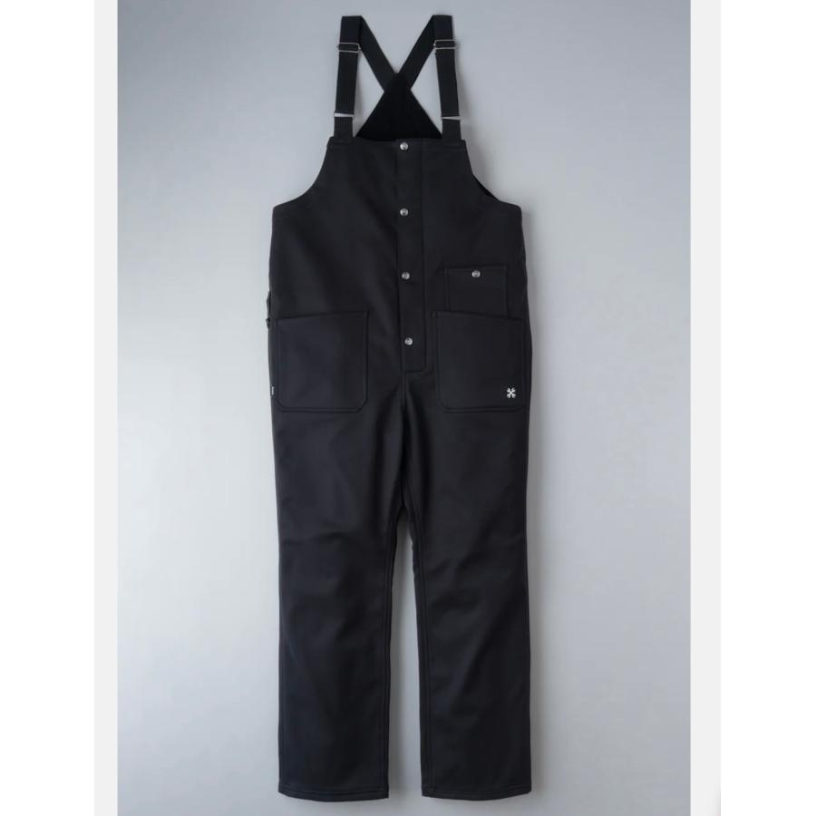冬仕様 Mサイズ BLUCO ブルコ STRETCH WARM OVERALL ストレッチ オーバーオール ブラック 黒色 | BLUCO