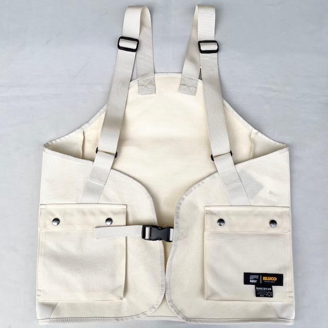 BLUCO（ブルコ） ブリックナイロン ユーティリティーベスト アイボリー