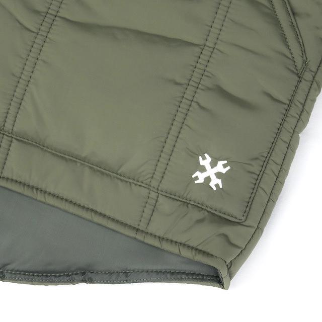 BLUCO Mサイズ ベスト CREW NECK QUILTING VEST オリーブ ブルコ