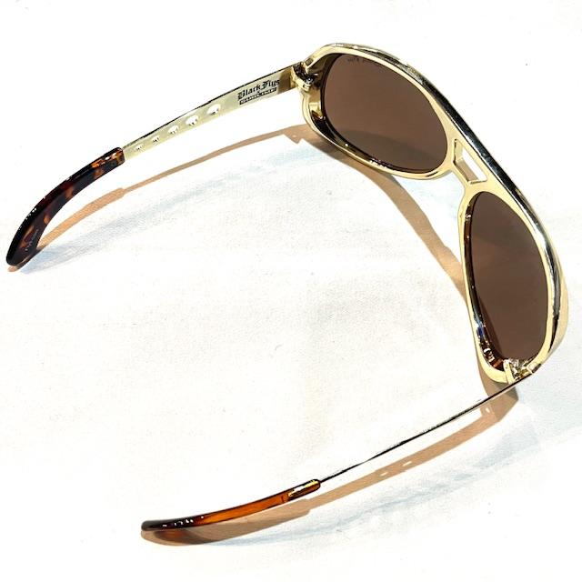 サブライム コラボ BLACKFLAYS サングラス SUBLIME KING FLY Gold/Brown ブラックフライ | BLACK FLYS | 02
