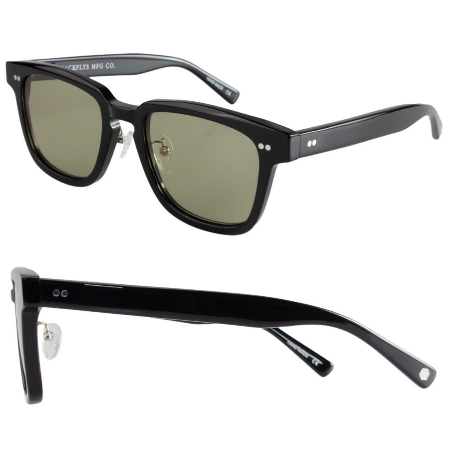格安新品  BLACK FLYS 偏光グリーンレンズ ブラックフライ FLY CLUBMAN ブラックフライ