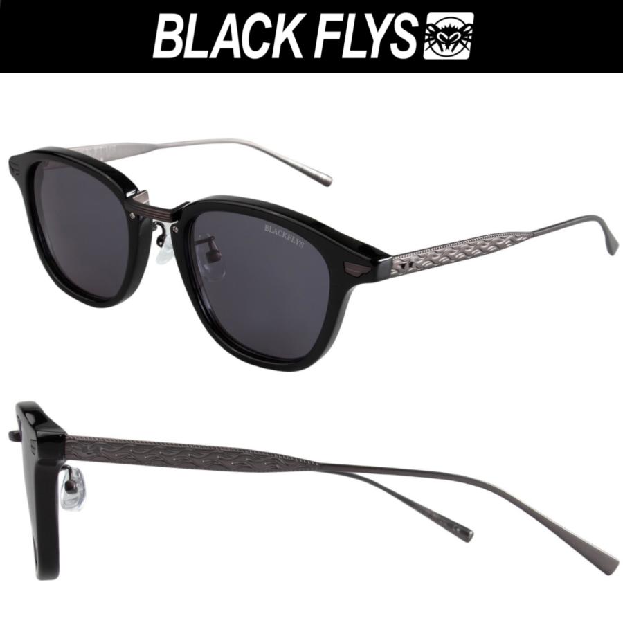 ブラックフライ　Black Flys サングラス メタルフレーム BLACK FLYS（ブラックフライ） ガンメタフレーム FLY NOAM COMBO BLACK