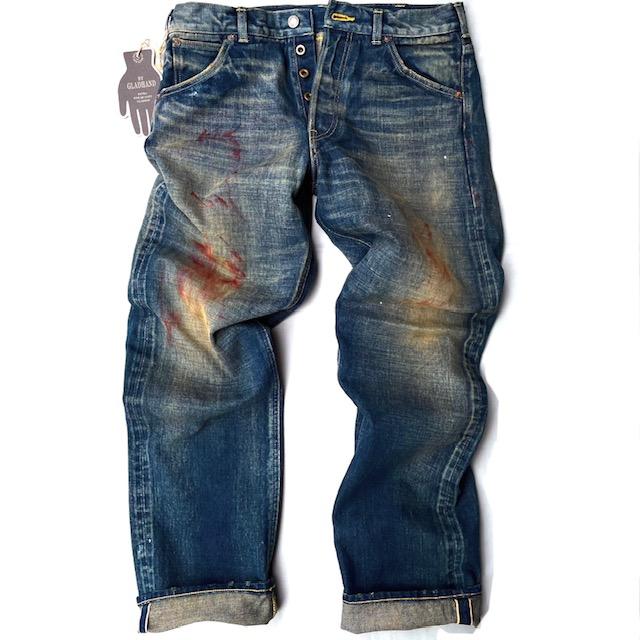 パンツ nm-2382.BY GLADHAND GLADDEN DENIM BY GLADHAND/バイグラッドハンド】「Gladden Denim Pants”Type-4 A