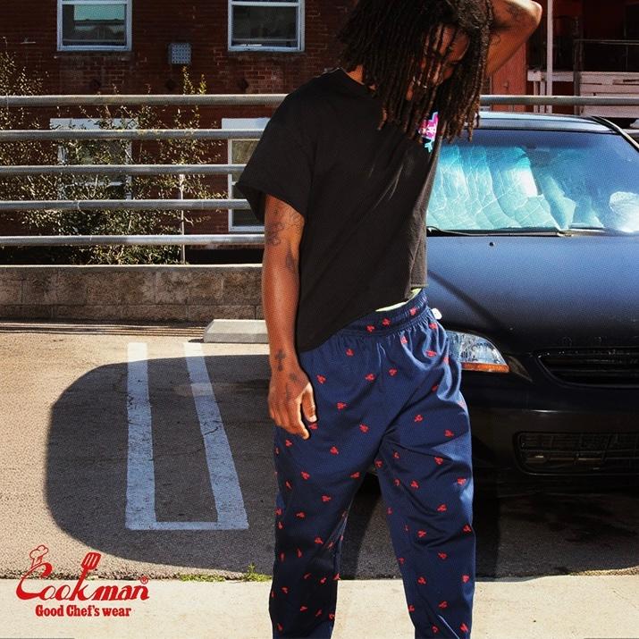 COOKMAN（クックマン） Mサイズ シェフパンツ Embroidery Lobster