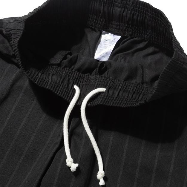 美品】Cookman クックマン セットアップ ストライプ M ブラック 黒