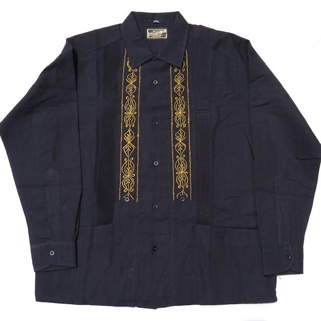 ESTRELLA STANDARD GUAYABERA キューバシャツ 42 サイズ42 Estrella Standard L/S GUAYABERA REJILLADA 長袖キューバ