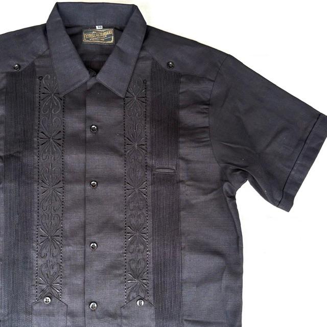 ESTRELLA STANDARD GUAYABERA キューバシャツ 44 ESTRELLA STANDARD GUAYABERA キューバシャツ 44 STANDARD GUAYABERA