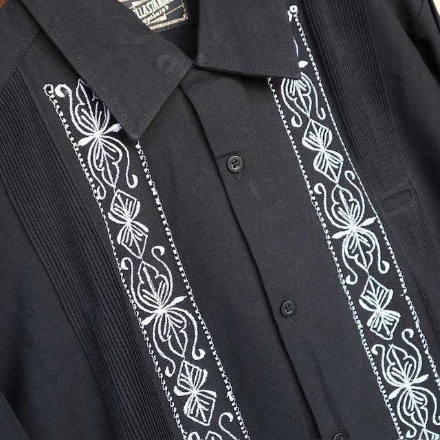 サイズ38 Estrella Standard L/S GUAYABERA REJILLADA 長袖キューバ