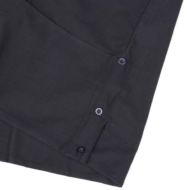 サイズ44 Estrella Standard 半袖キューバシャツ 黒色 S/S GUAYABERA
