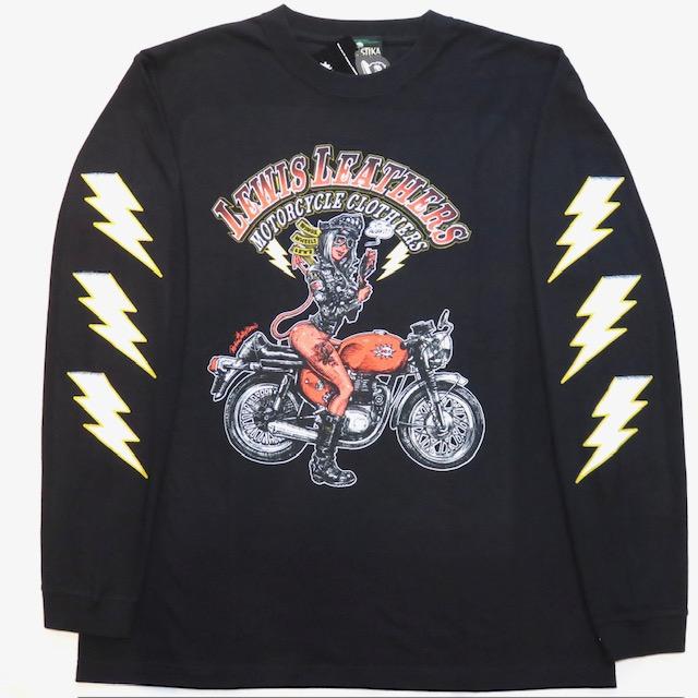 ルードギャラリー エロスティカ ロンT ロッキンジェリービーン　ルイスレザー Lewis Leathers Lサイズ ロッキンジェリービーン 