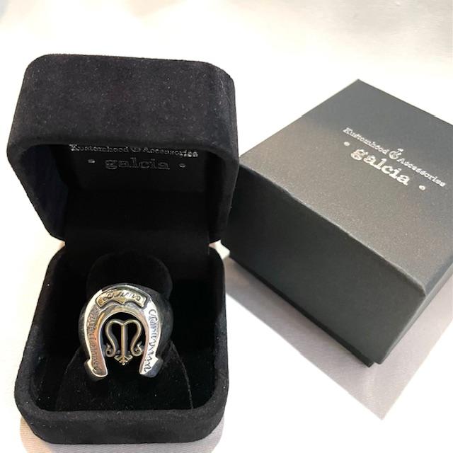 サイズ19 galcia ガルシア ホースシュー シルバーリング R-MHS002NSB