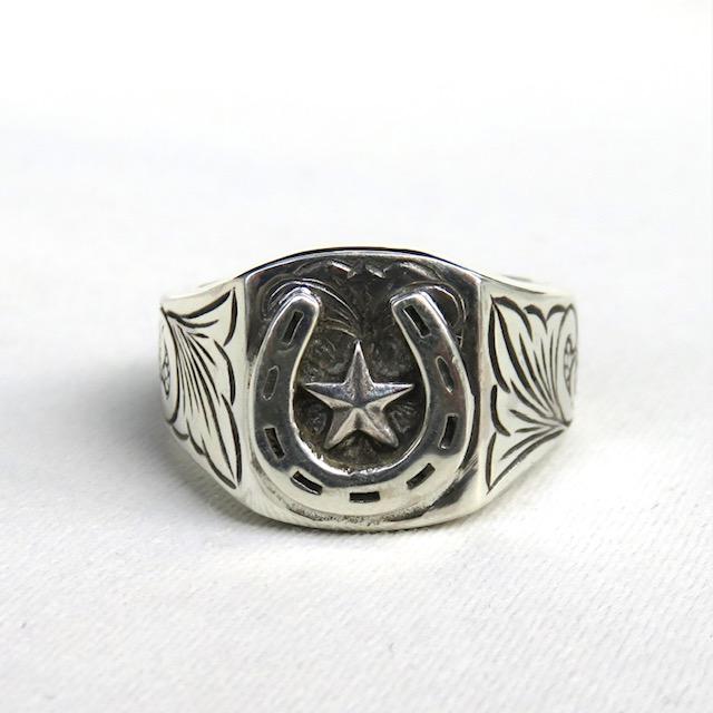 サイズ21 galcia ガルシア ホースシュー シルバーリング R-MHS002NSB