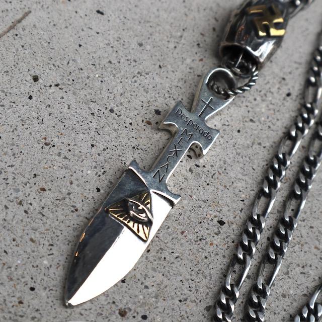 galcia ガルシア デスペラード ナイフ ネックレス シルバー 70cm