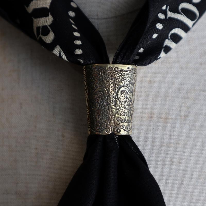 galcia ガルシア 21NT-BSGM001 バンダナ スライダーリング ブラス GUADALUPE MARIA バンダナ付き ガルシア