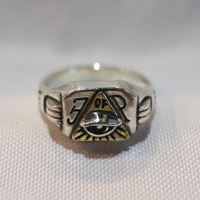 サイズ17 galcia ガルシア EYE OF PROVIDENCE シルバー リング