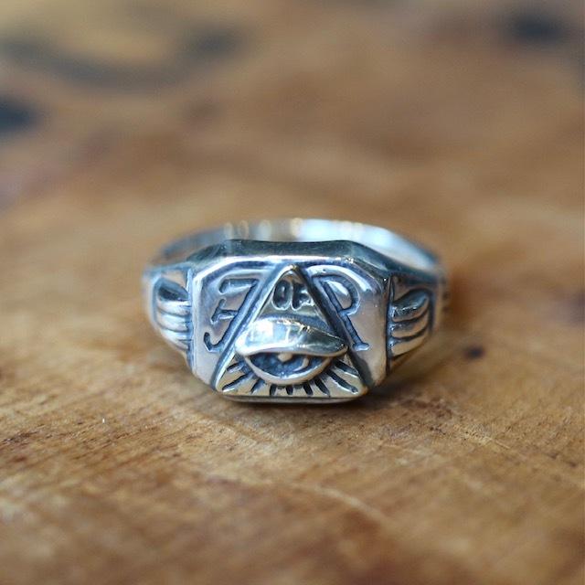 サイズ17 galcia ガルシア EYE OF PROVIDENCE シルバー リング 