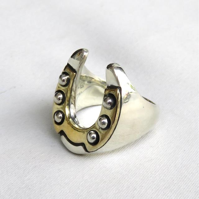 サイズ19 galcia ガルシア ホースシュー シルバーリング R-MHS303