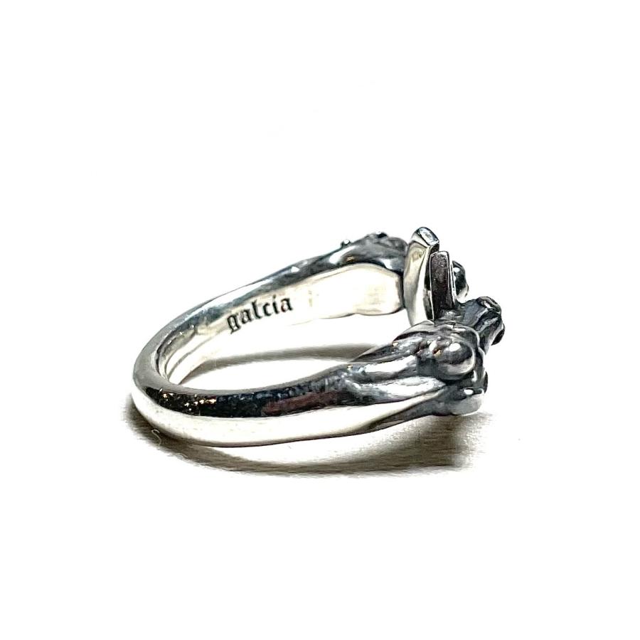 サイズ10 galcia ガルシア HORSE & HORSESHOE SMALL リング シルバー