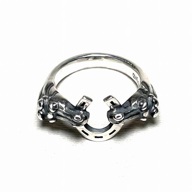 ガルシアホース＆ホースシューリング サイズ12 galcia ガルシア HORSE & HORSESHOE SMALL リング シルバー