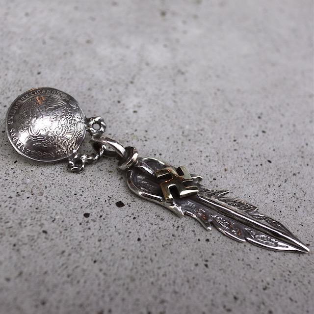 galcia ガルシア 18NT-MPF001 M,PESO & FEATHER 卍 コンチョ galcia ガルシア 18NT-MPF001 M,PESO & FEATHER 卍 コンチョ